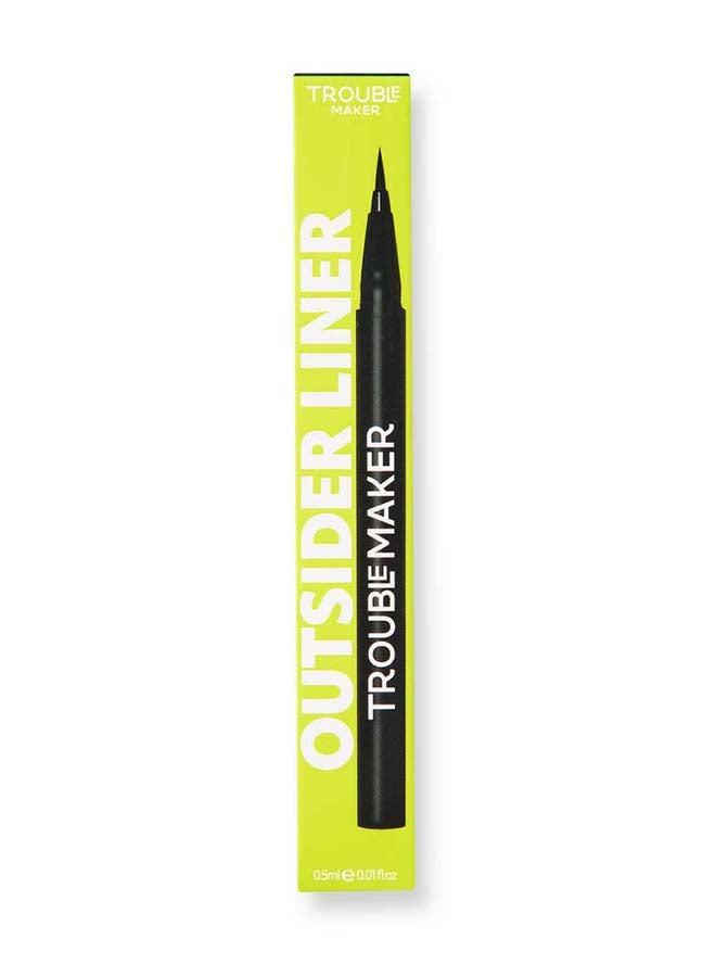Trouble Maker Outsider Liquid Eyeliner Pen Black - Image 2